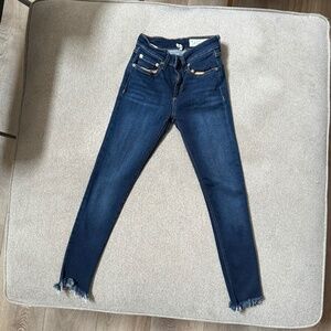 Rag & Bone Cate Mid Rise Ankle Skinny Jeans Size 23